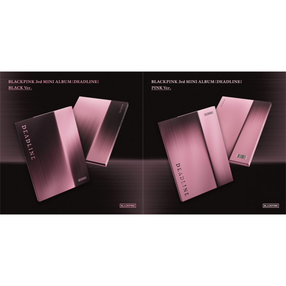 PRE-ORDER] BLACKPINK 3RD MINI ALBUM 'DEADLINE' BLACK VERSION AND